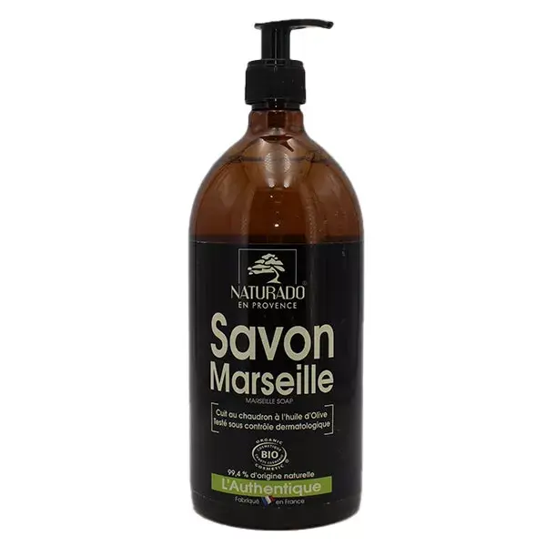 Sabonete de Marselha Orgânico Autêntico Naturado 1L