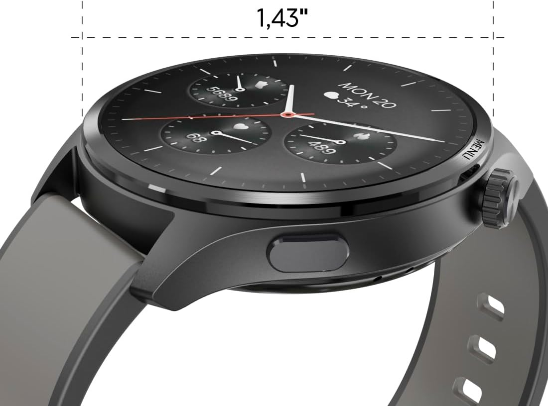 Fit Watch 9000 Smart Watch Bluetooth Fitness Tracker 1.43