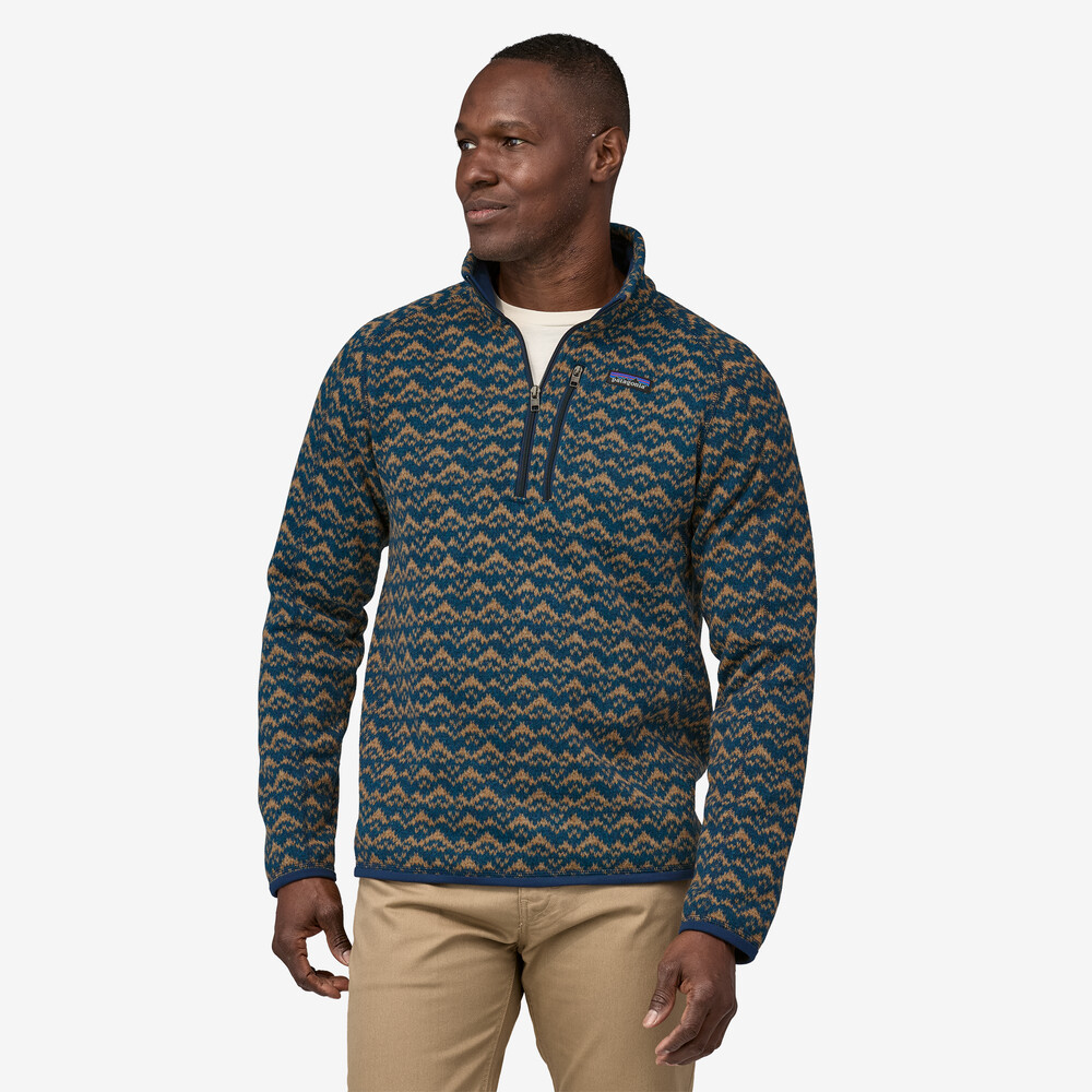 Herren-Fleecepullover mit 1/4-Reißverschluss