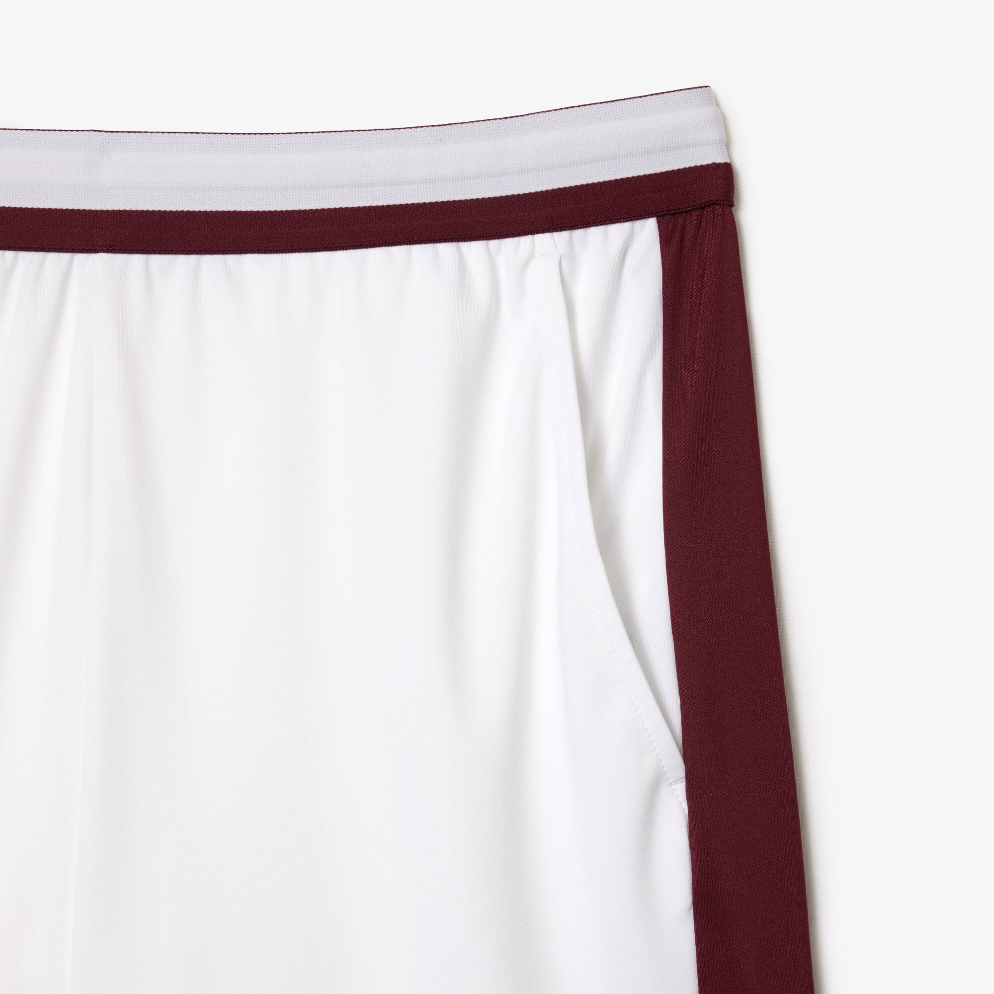 LACOSTE TENNIS x Daniil Medvedev Shorts in Regular Fit Bermudas - Weiss - Lacoste - Herren