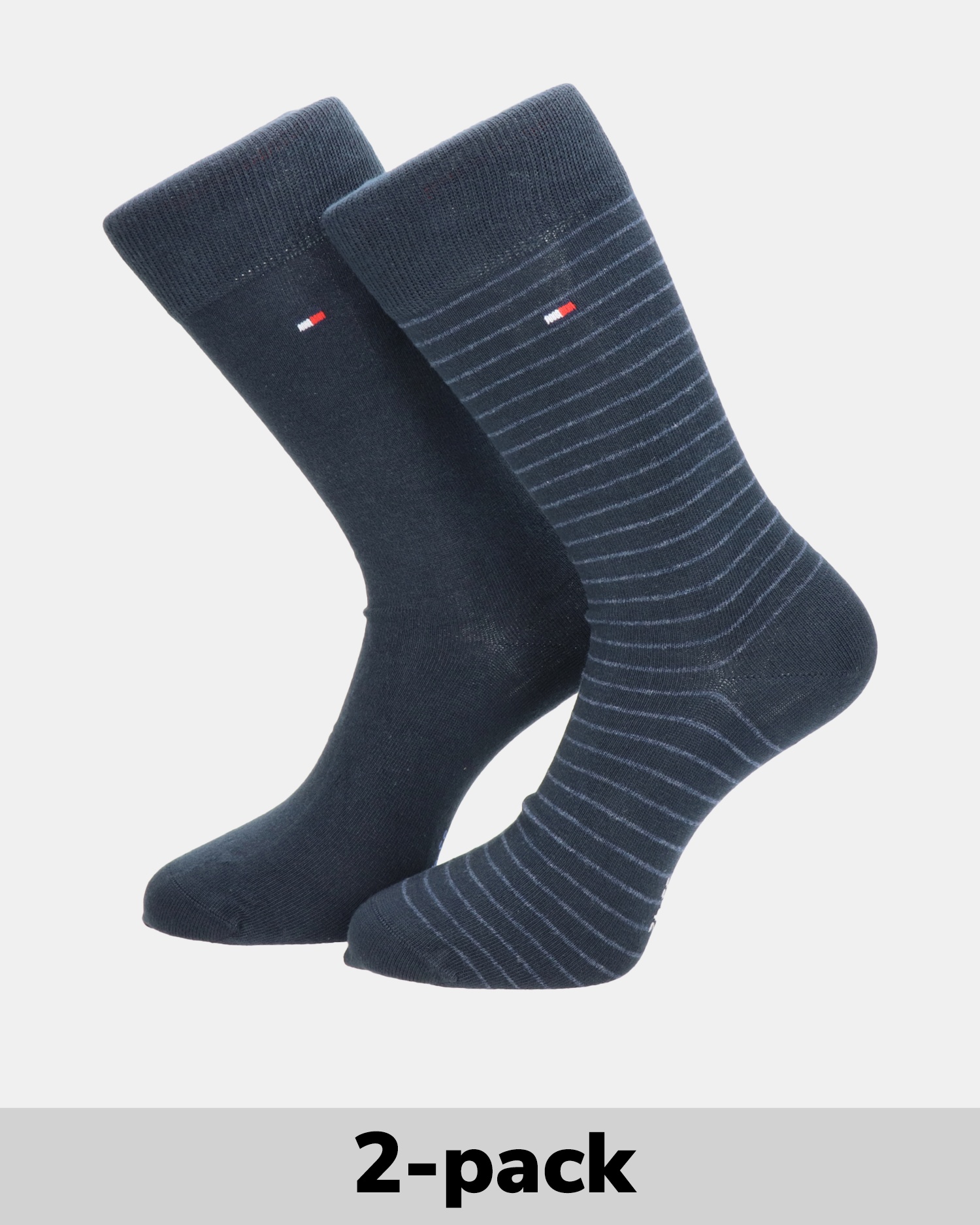 Tommy Hilfiger 2-Pack hoge sokken Sokken  - blauw