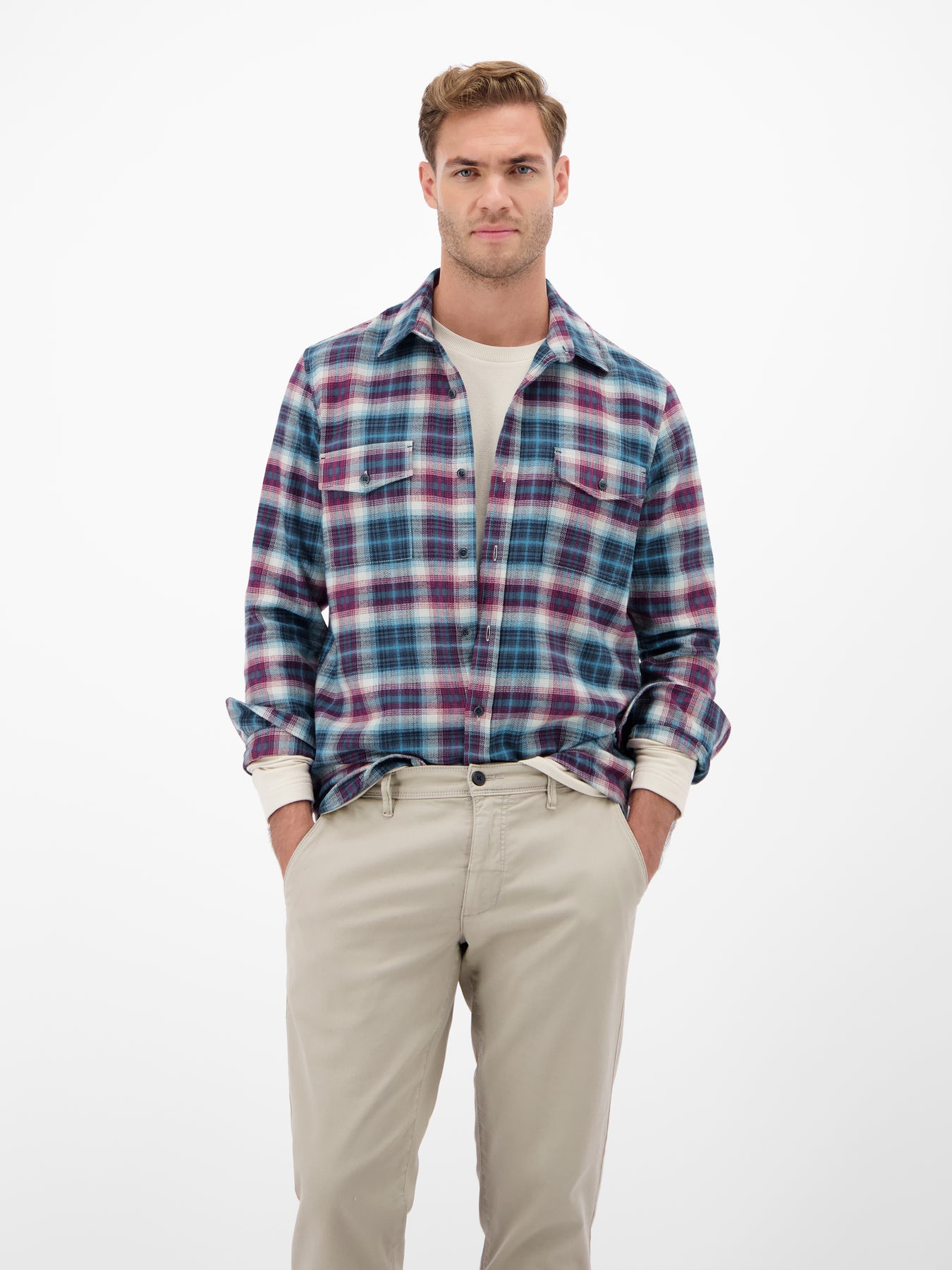 Casual Flanellhemd - weicher Twill, starker Style