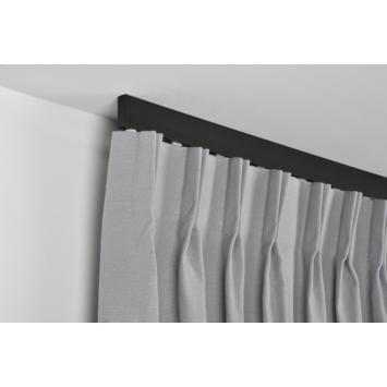 Intensions complete set gordijnrail Design mat zwart 250cm