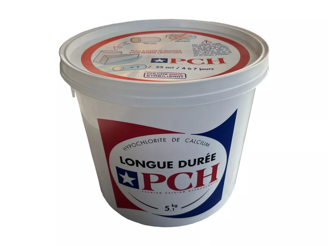 Pch Chlore lent stick 300g 5.1kg - hypochlorite calcium longue duree