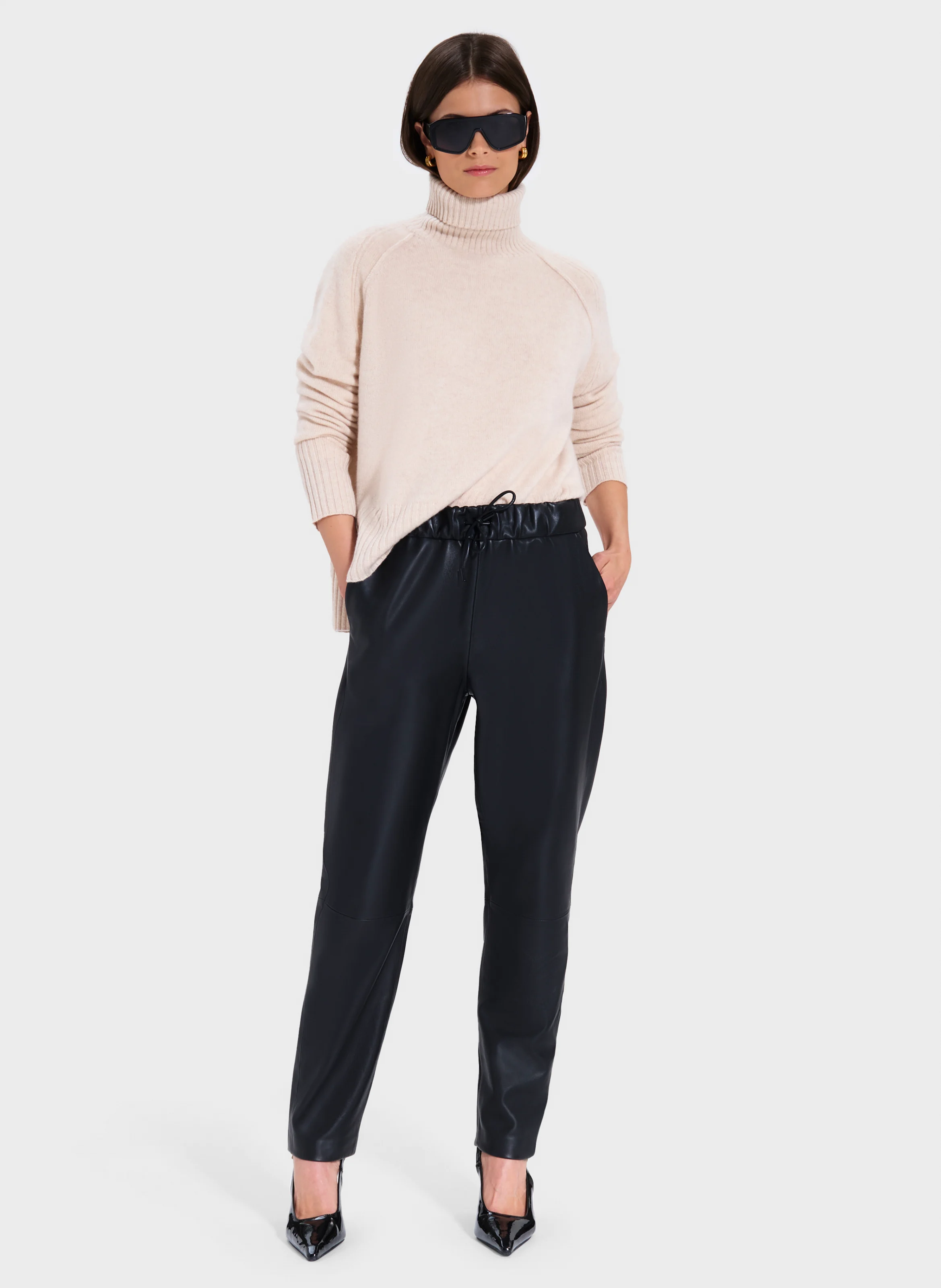 NEFELI - Pull ample en cachemire | Beige