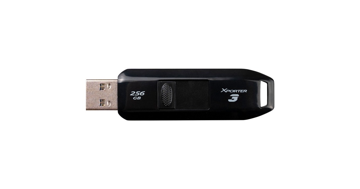 PatriotXPorter 3 256 GB usb-stick  (Zwart, USB 3.2 Gen 1)