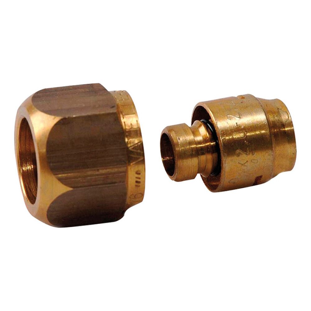 KOBLINGSSETT VATETTE KLEMHYLSE OG MUTTER 15X2,5MM