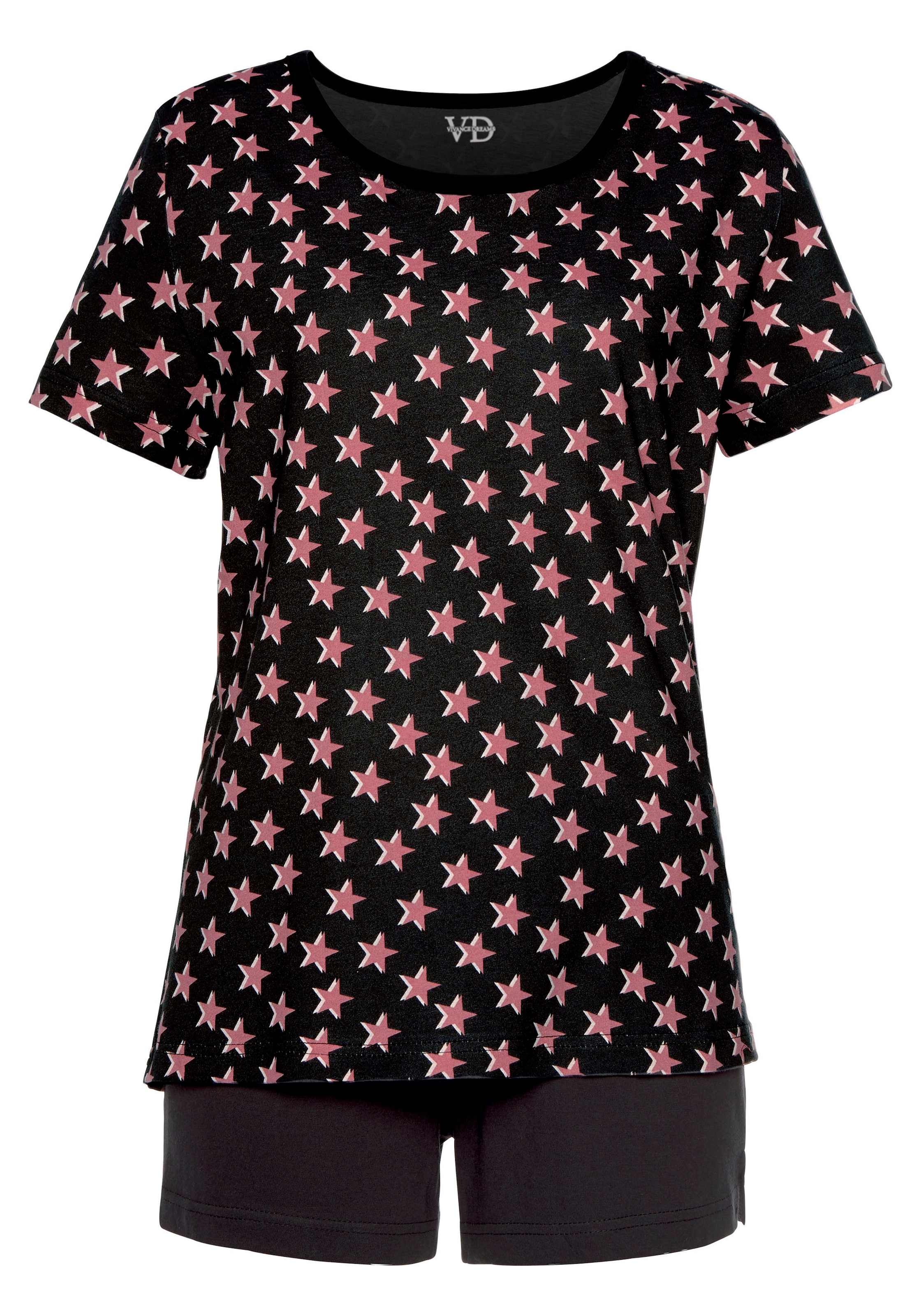 Vivance Dreams Shorty, 4 Stk. mit Sternedruck