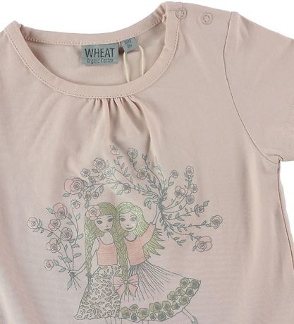 Wheat T-Shirt - Powder m. Mädchen