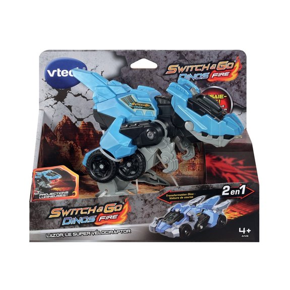 Switch & Go Dinos Fire : Lazor, le super Vélociraptor