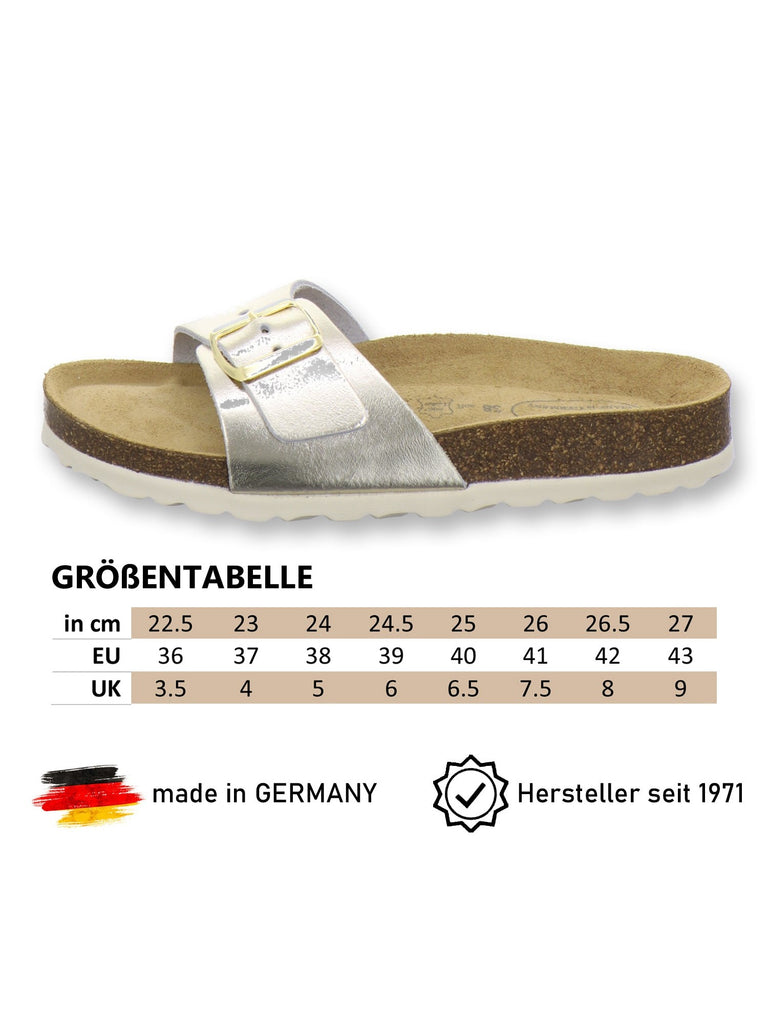 modische Pantoletten Damen gold