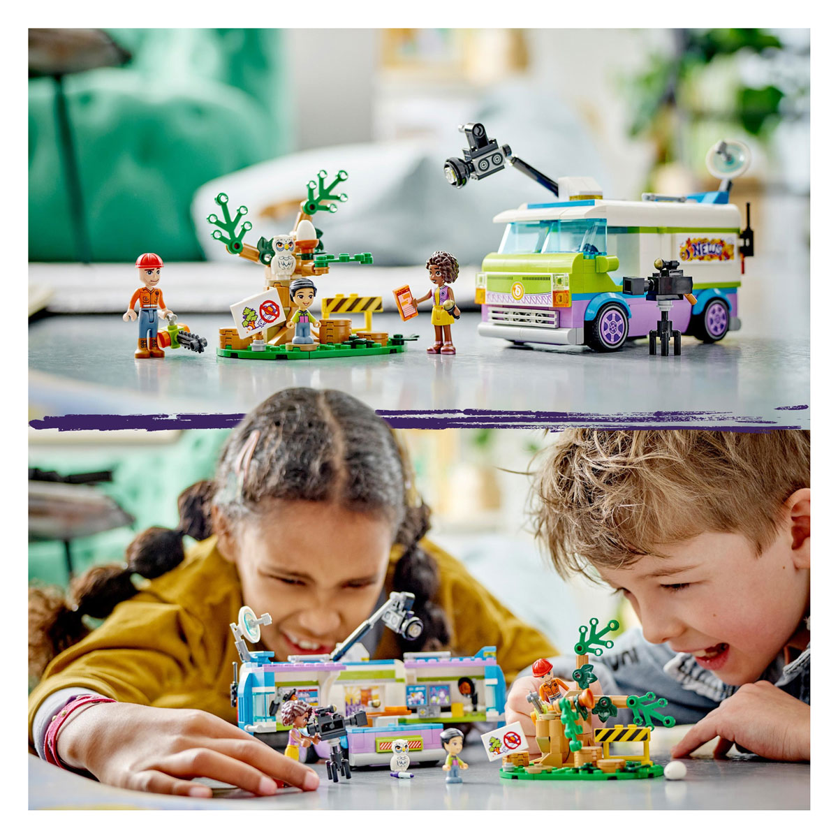 LEGO Friends 41749 Nieuwsbusje