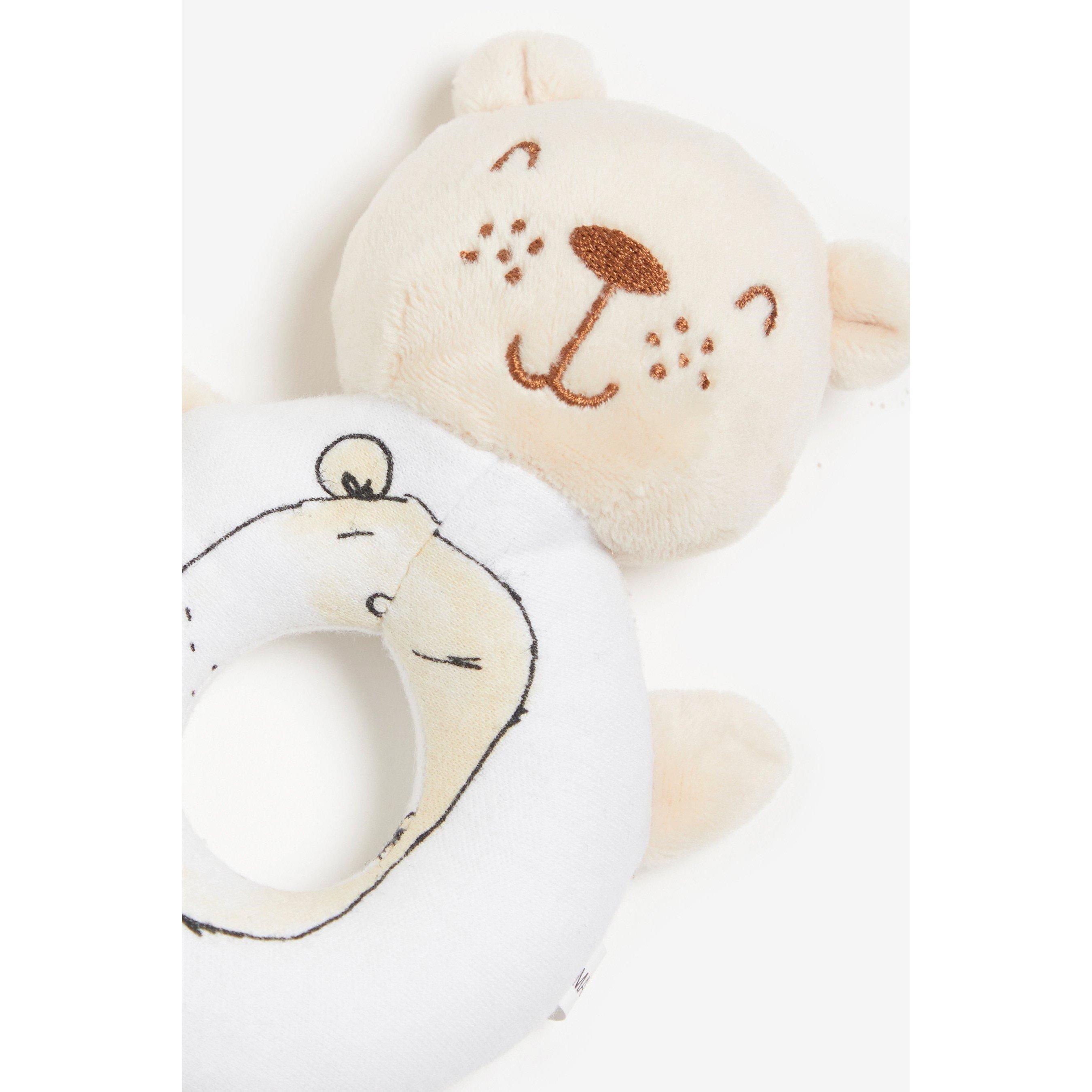 Hello World Studio Baby Boy 6 Piece Bear Gift Set