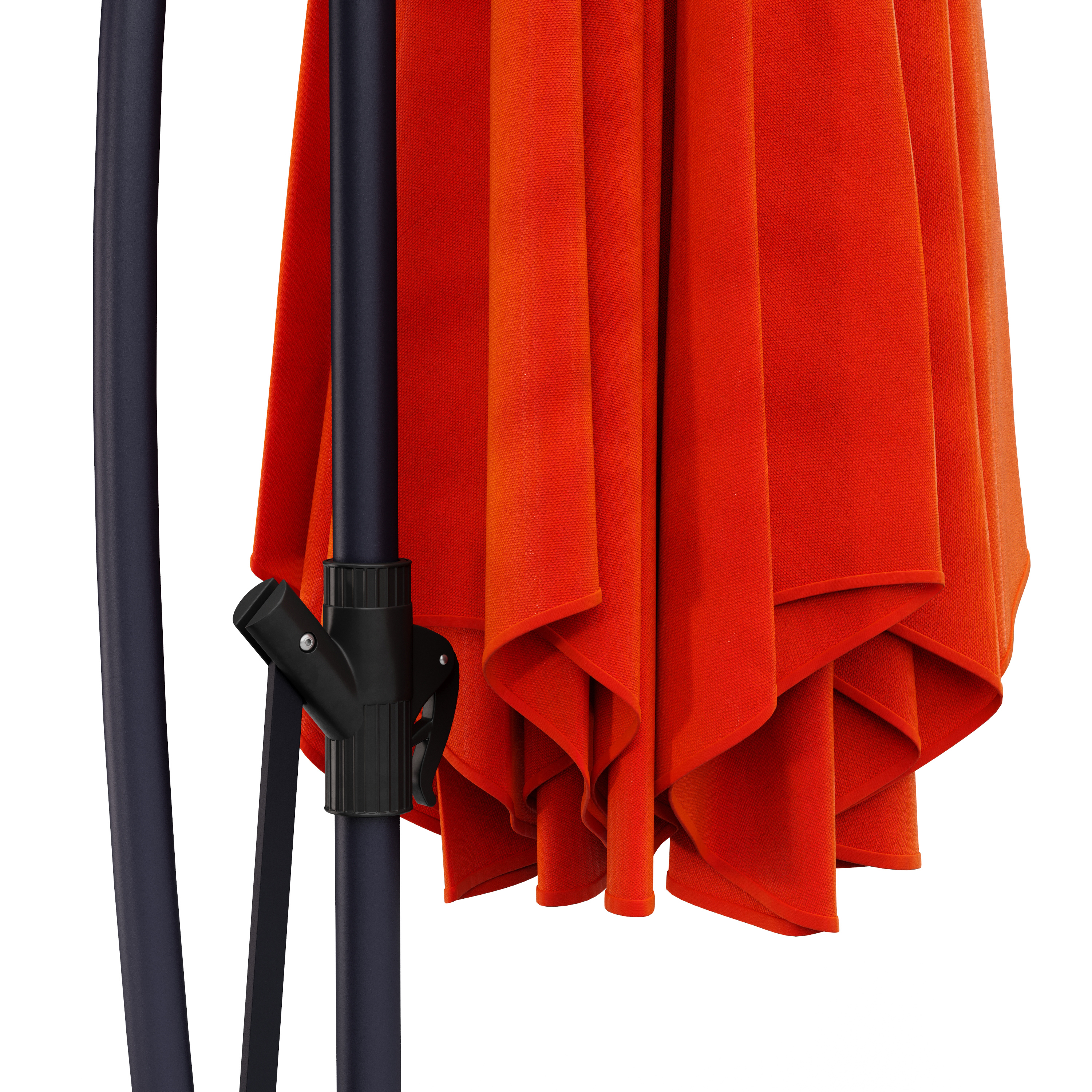 Sonnenschirm Ampelschirm BAY mit LED 350 cm orange