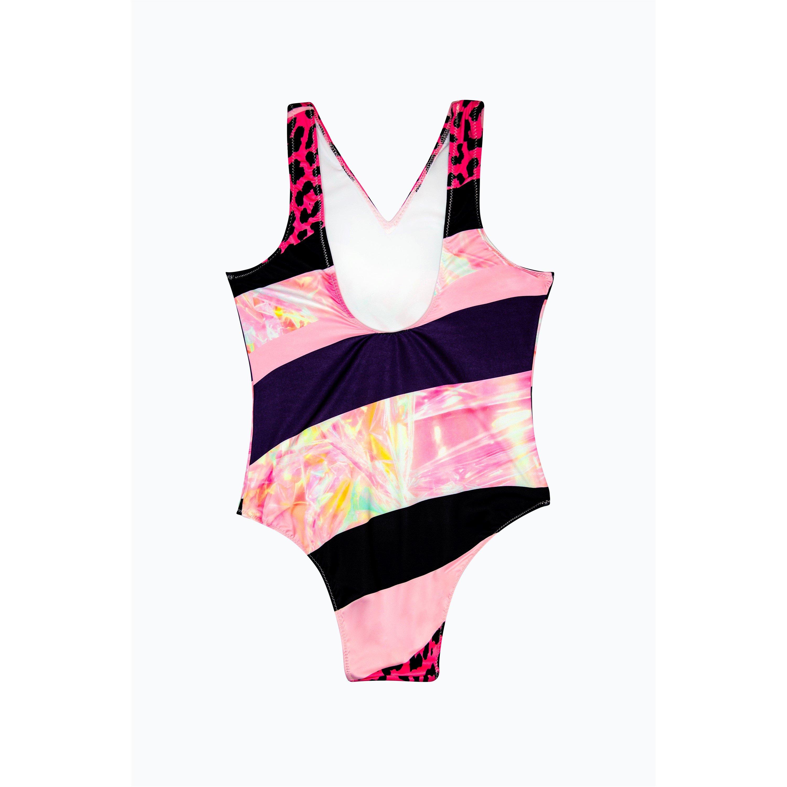 Hype Stripe Swimsuit Jn99