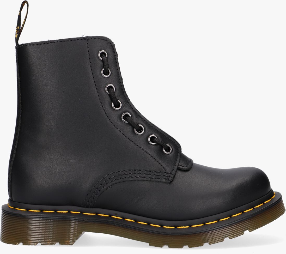 DR MARTENS zwarte dr martens veterboots 1460 pascal front zip