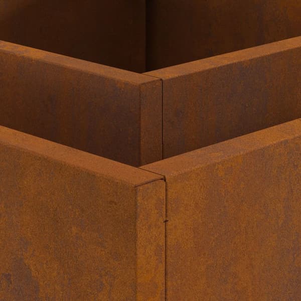 vidaXL Peisfyring Fyrkantet 60x60x30 cm Værbestandig Stål