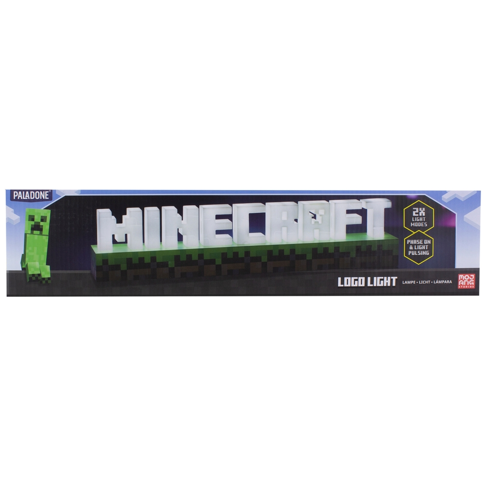 Minecraft-Logo-Beleuchtung