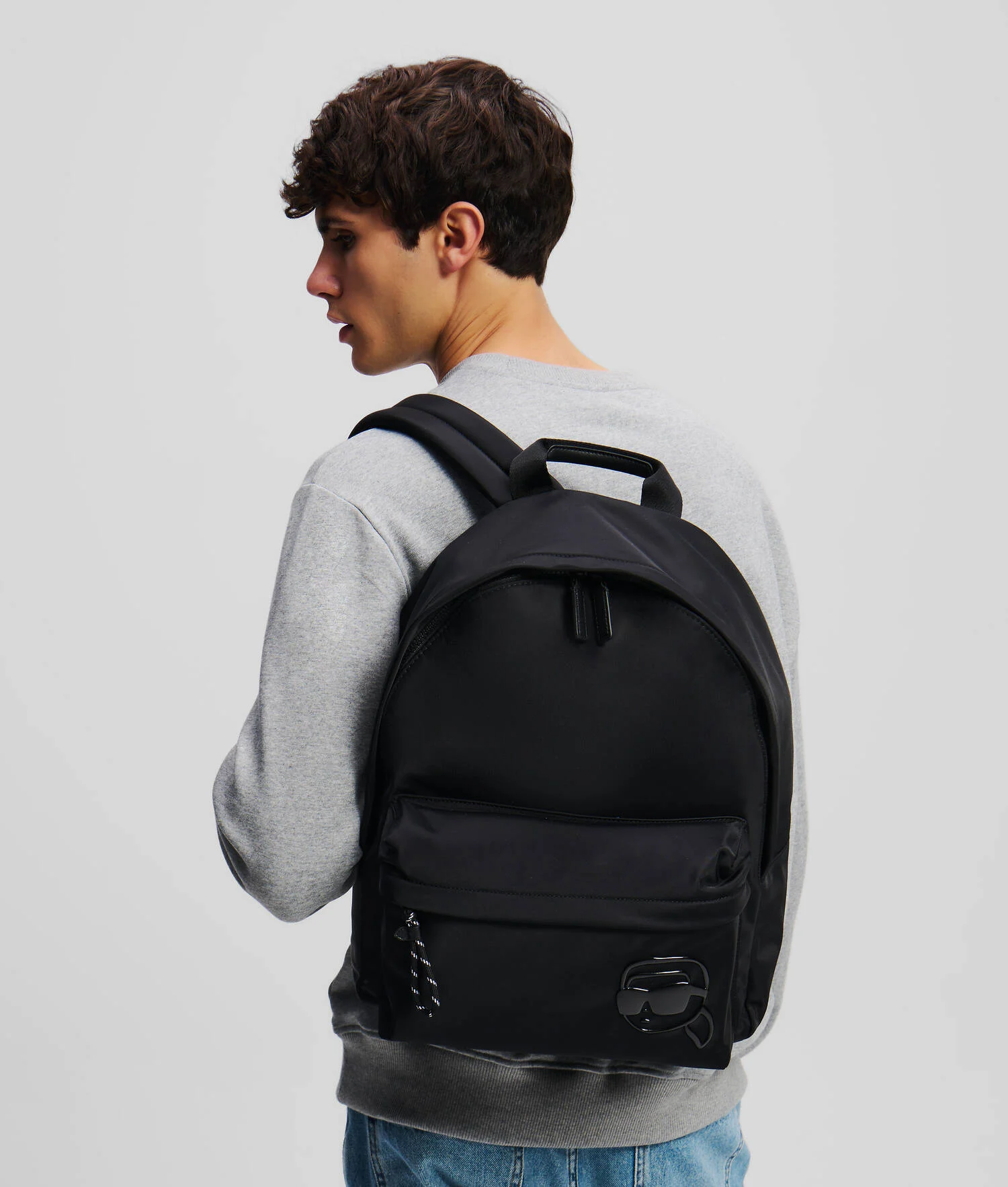 SAC À DOS EN NYLON IKON K - Noir