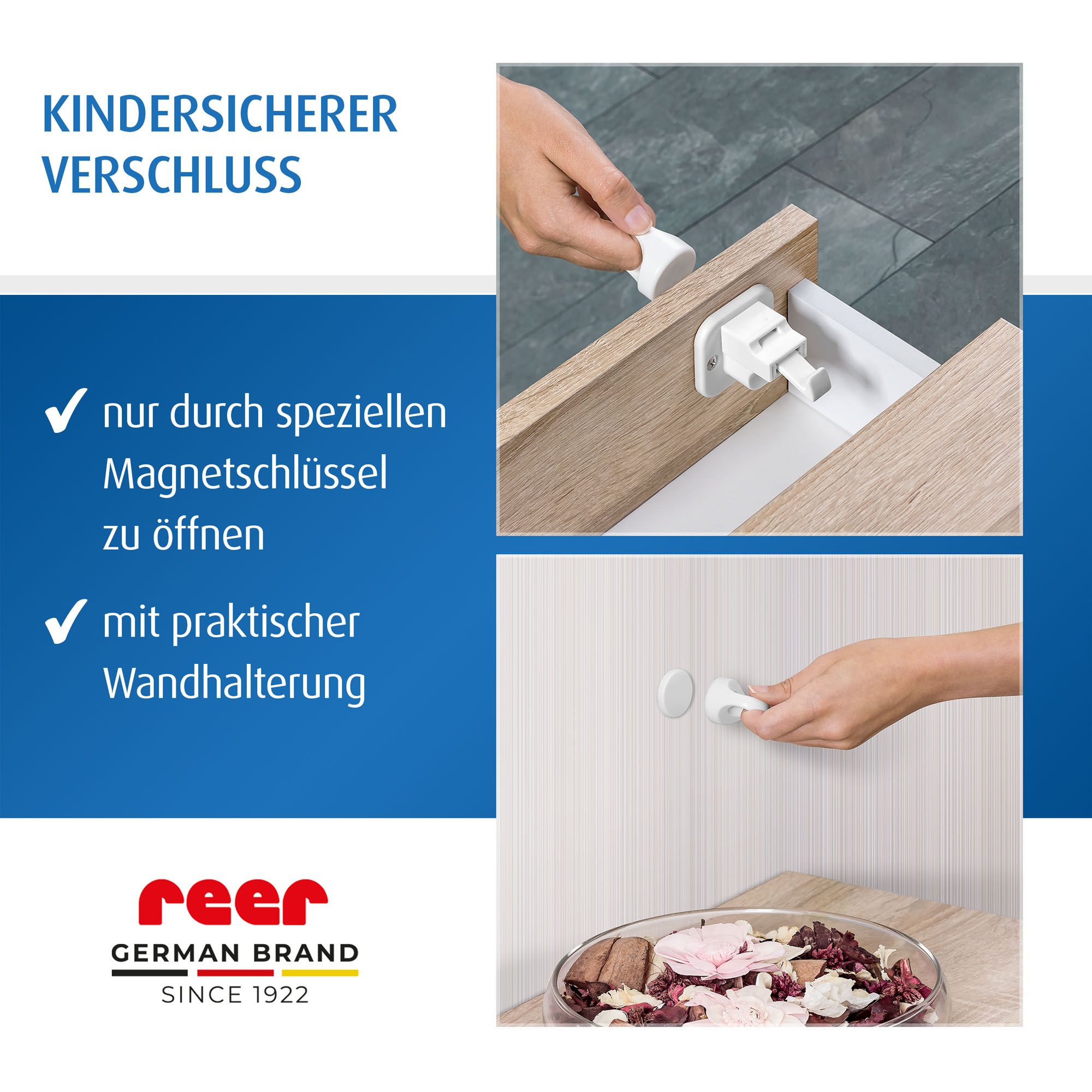 reer Magnetschloss für Schränke und Schubladen