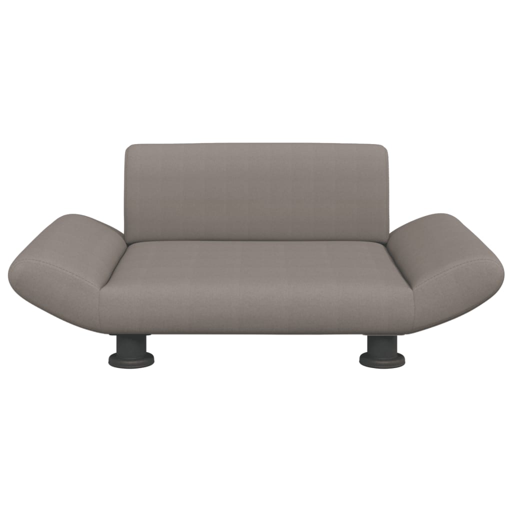 Cama para cães vidaXL em tecido cinza taupe, 70x45x28 cm