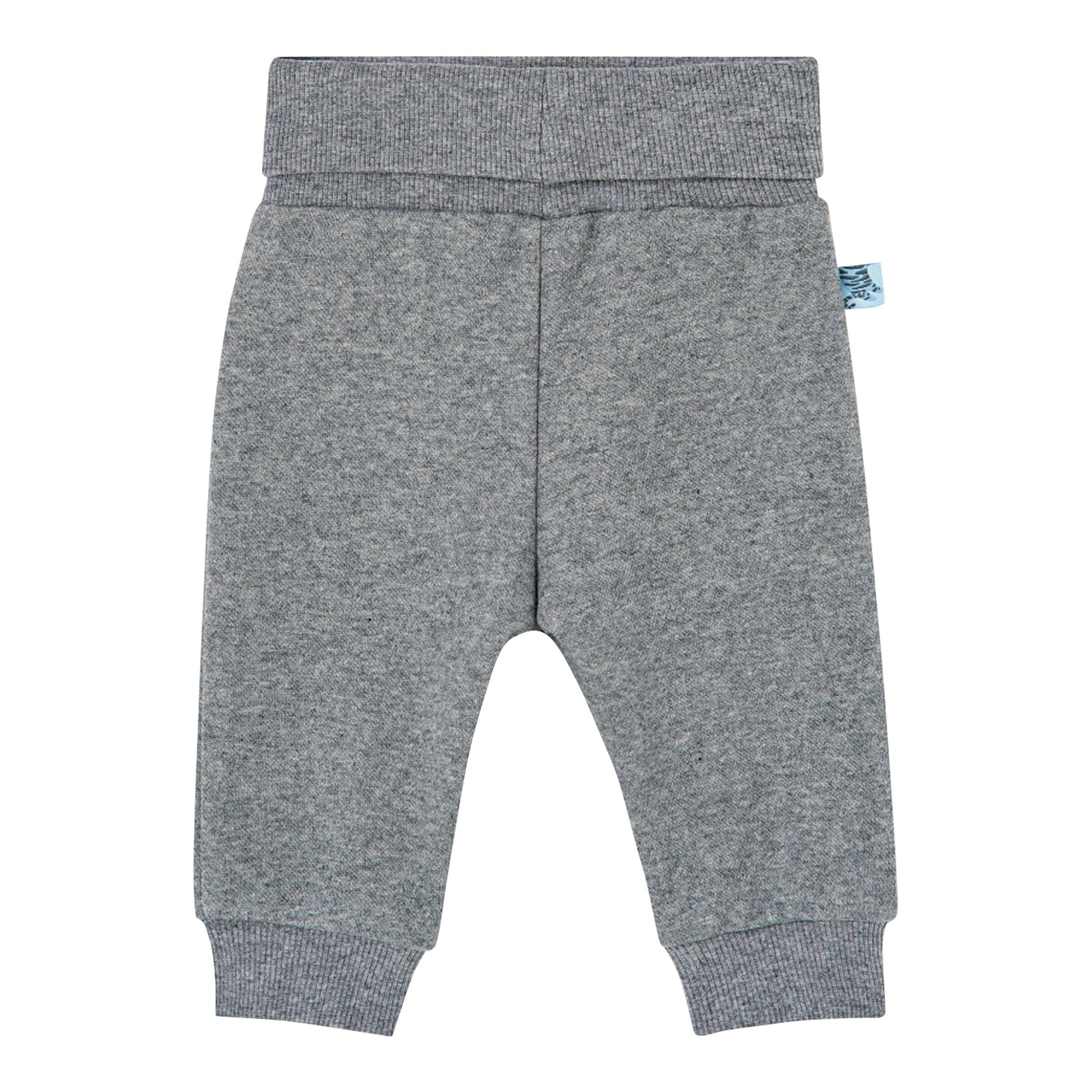 BOBOLI 2-tlg. Set Strickpullover und Jogginghose Tiger hellblau/grau