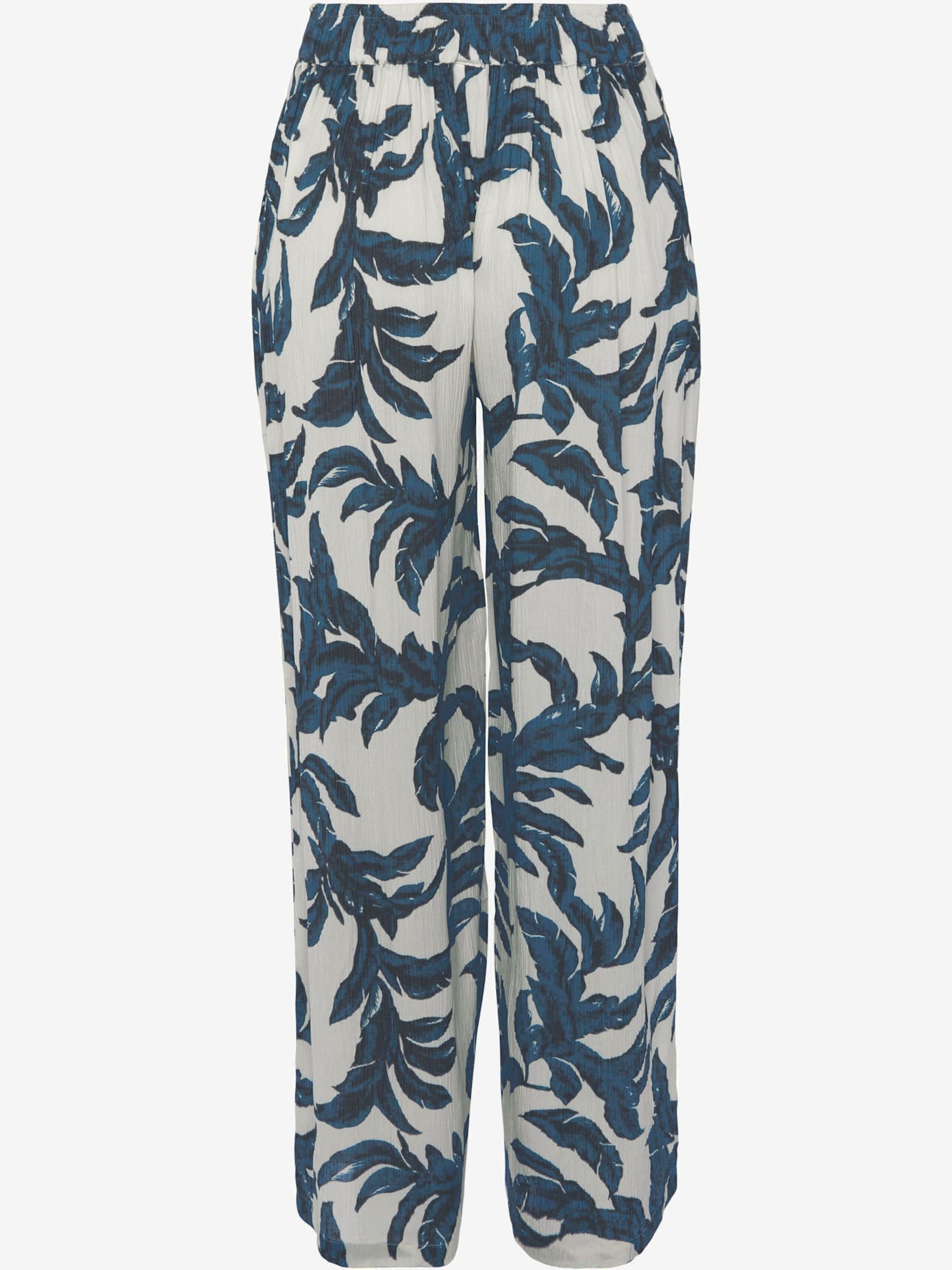 Pantalon ceinture lisse devant