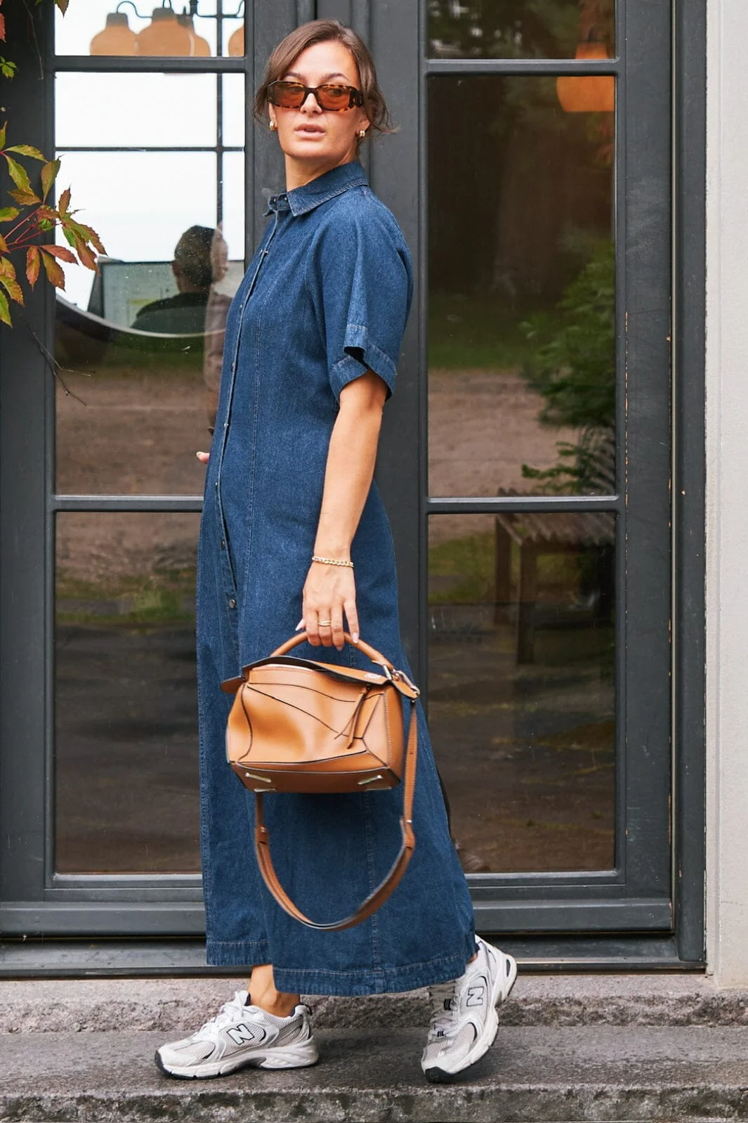 Neo Noir Balli Denim Dress
