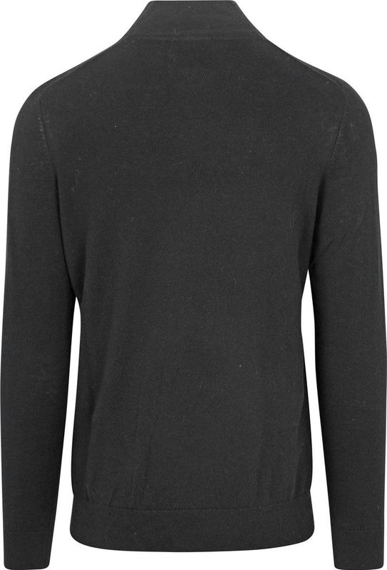 Lyle & Scott Half Zip Pullover Merinowol Navy - Heren - Schipperstrui