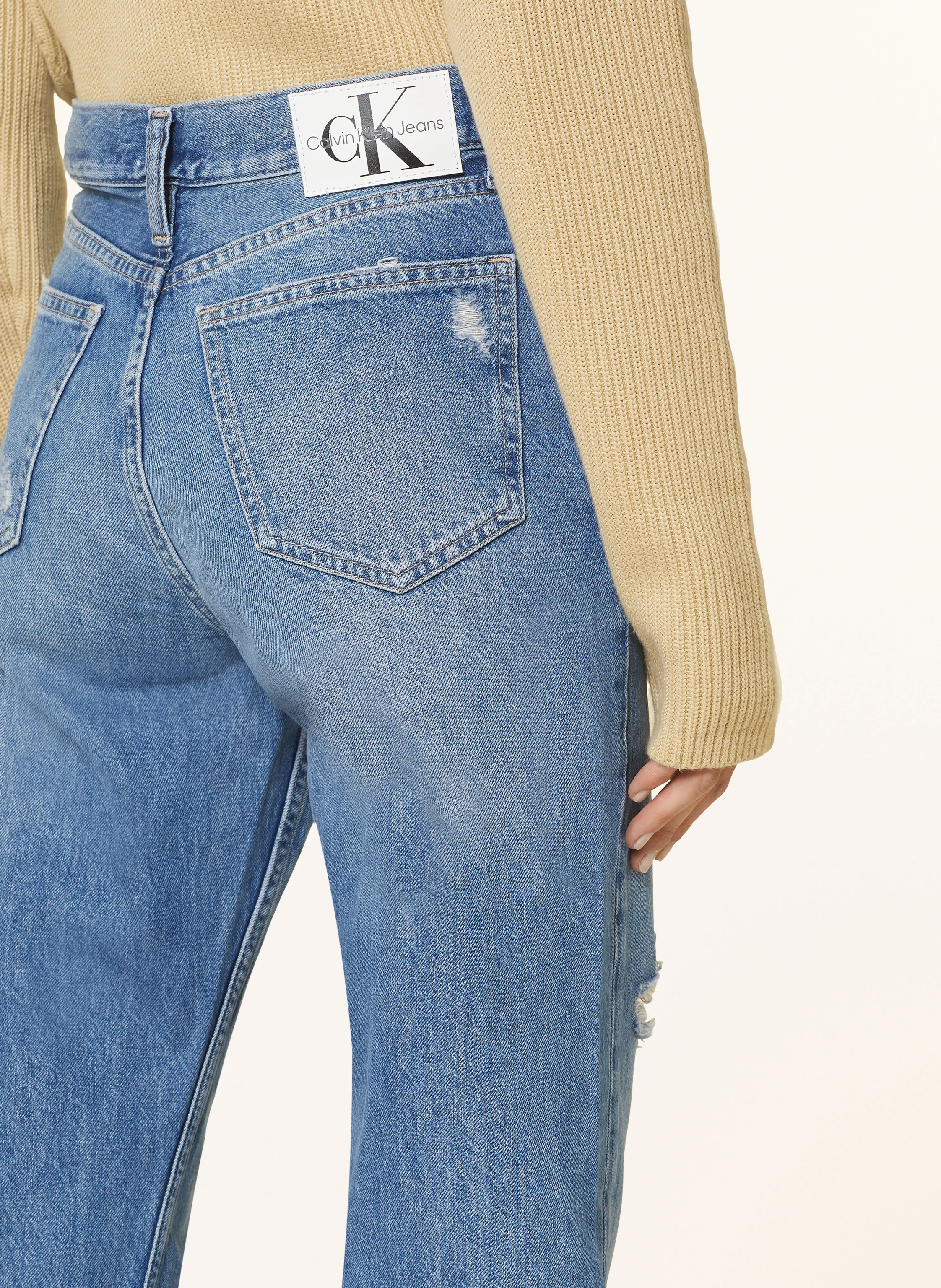 Calvin Klein Jeans Destroyed Jeans