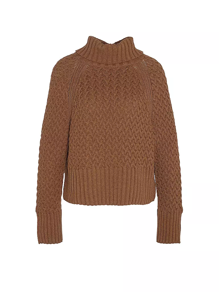 BARBOUR Rollkragenpullover MALTON camel