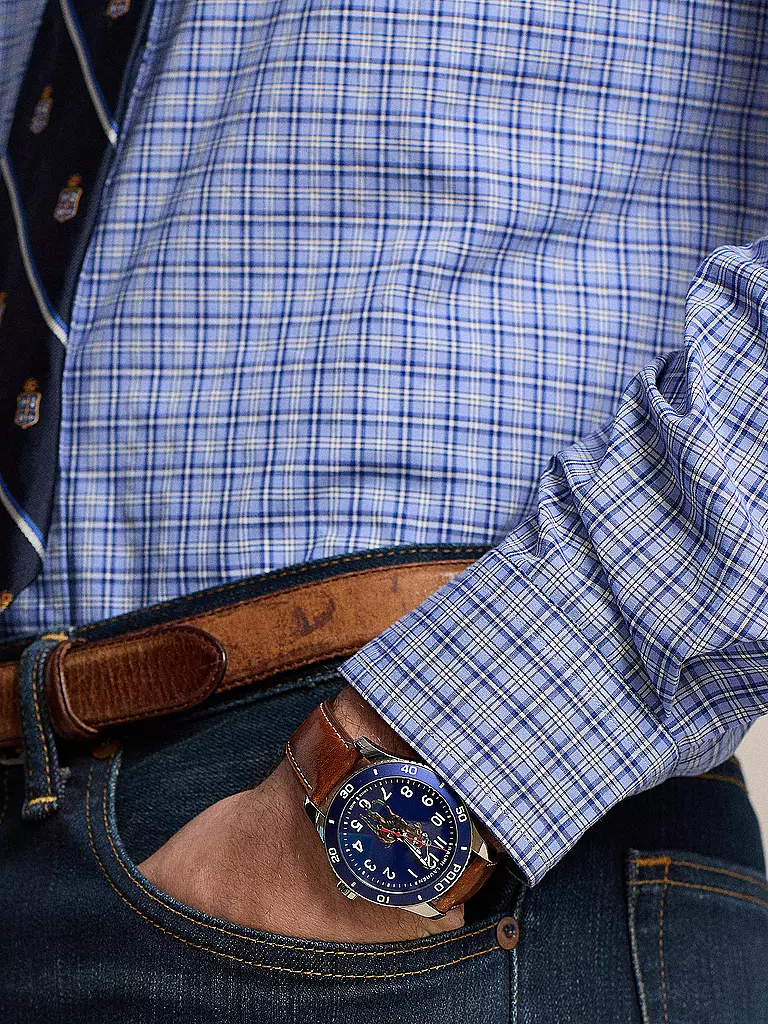 POLO RALPH LAUREN Hemd Regular Fit blau