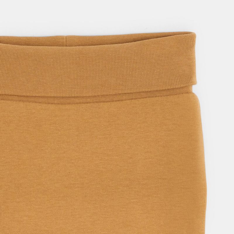 Pantalon réversible en jersey marron naissance Marron