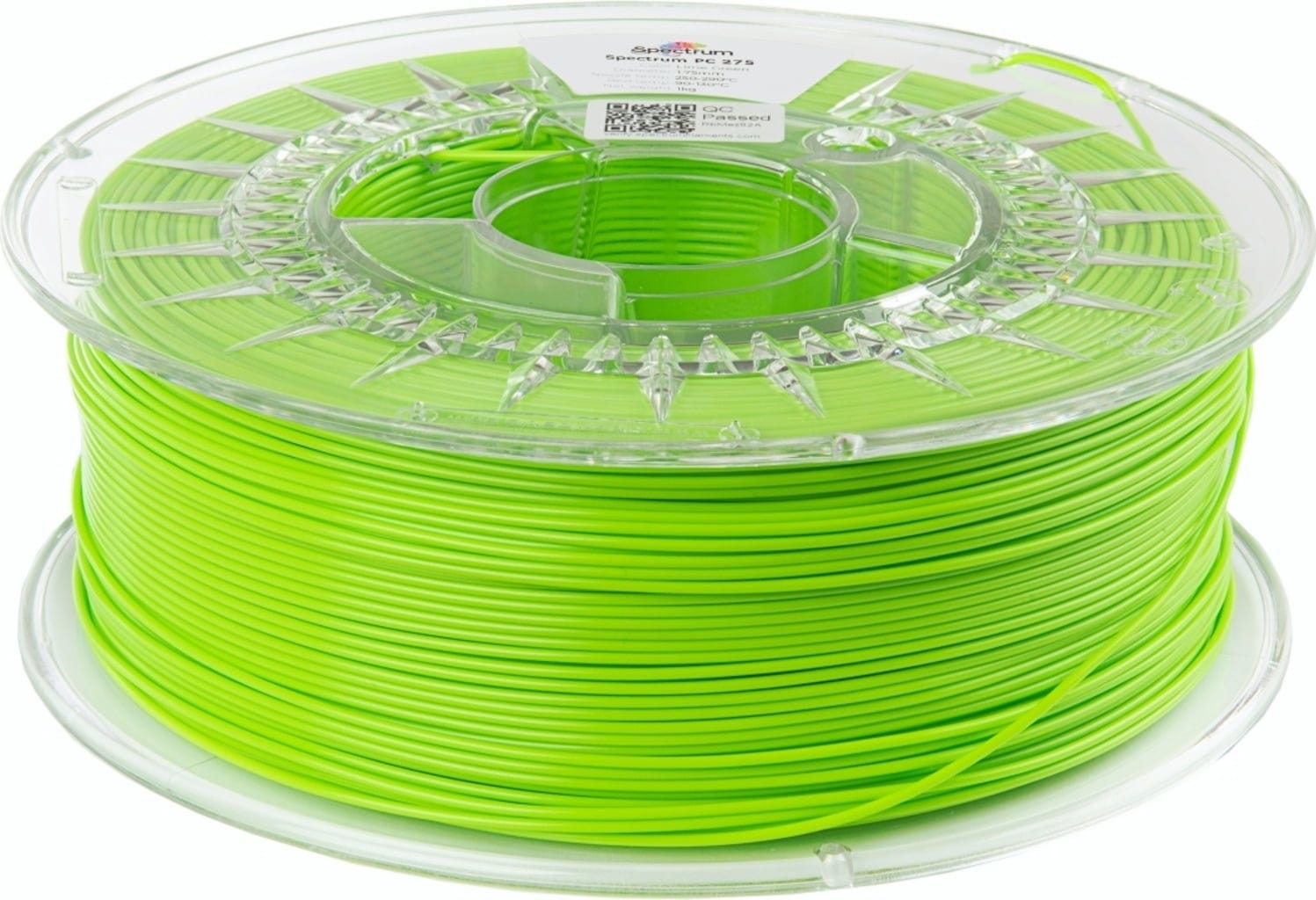 Spectrum  PC 275 Lime Green, 1,75 mm / 1000 g    Mechanische Stärke & Präzision in Lime Green