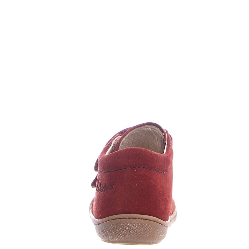 Naturino Naturino Cocoon Supersouple Velcros Nubuck Rouge