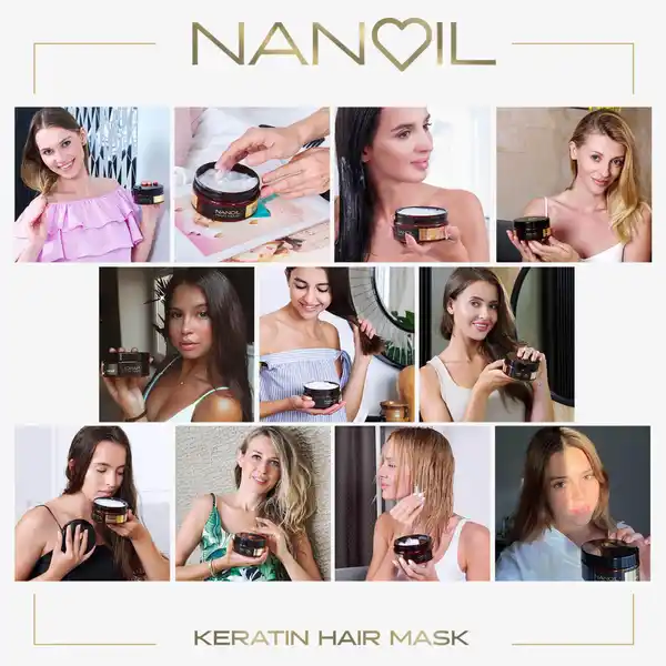 Haarmaske mit Keratin