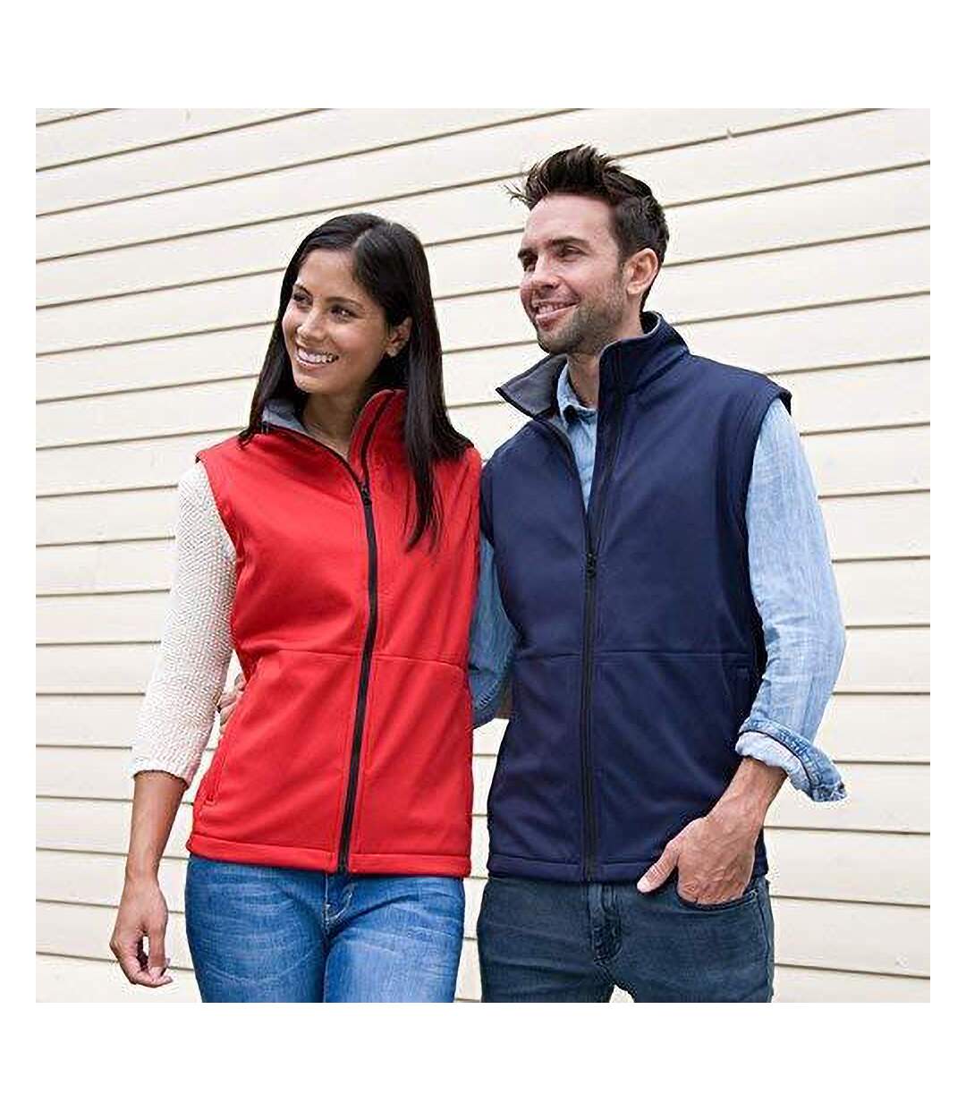 Result - Veste sans manches en Softshell - Homme (Bleu marine) - UTBC907