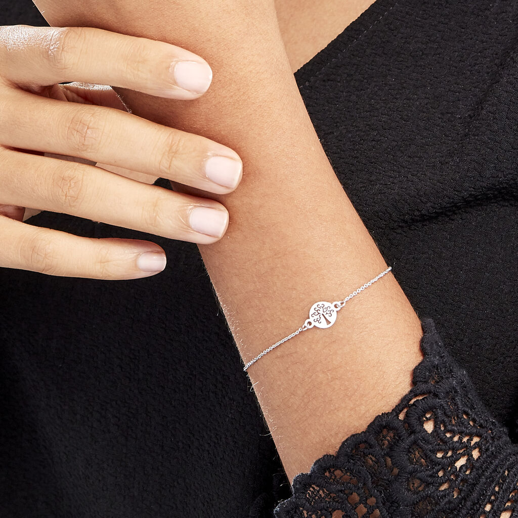 Bracelet Audrey-rose Argent Blanc