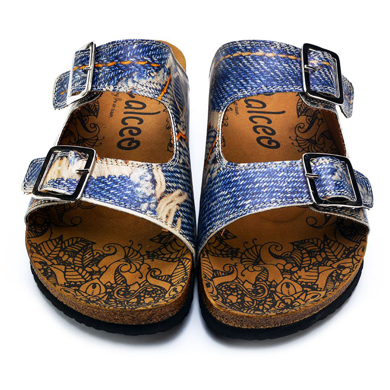Calceo Mules Velana noir/marron/multicolore