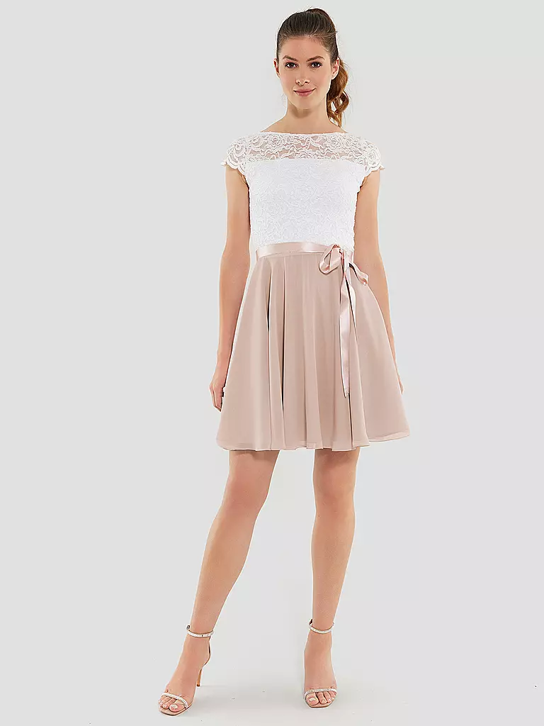 SWING Cocktailkleid creme