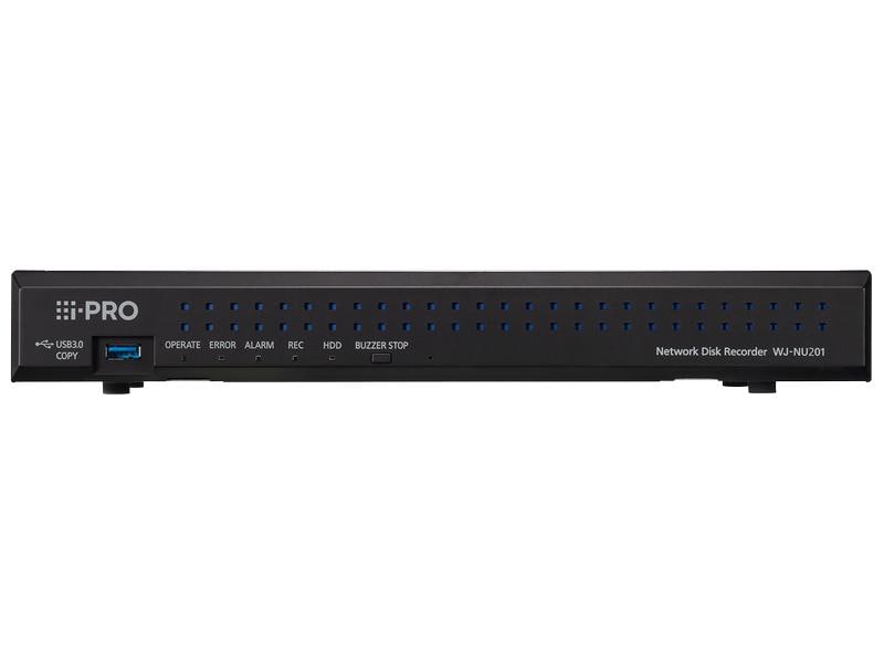 i-Pro Netzwerkrekorder WJ-NU201KG 8 Kanal ohne HDD Neue NVRs mit höherer Sicherheitsstufe und einfacher Installation mit integriertem PoE  Switch