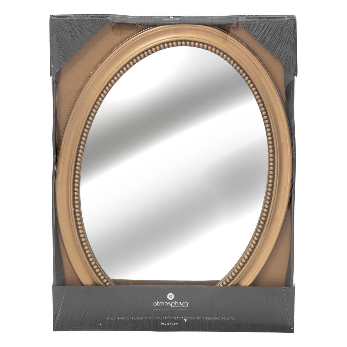 MIROIR MOULURE VICTORIA D.53X40CM