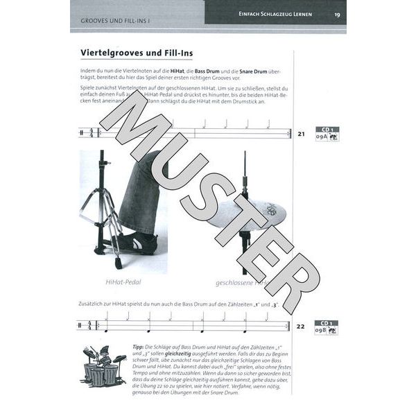 Alfred Music Publishing Garantiert Schlagzeug Lernen