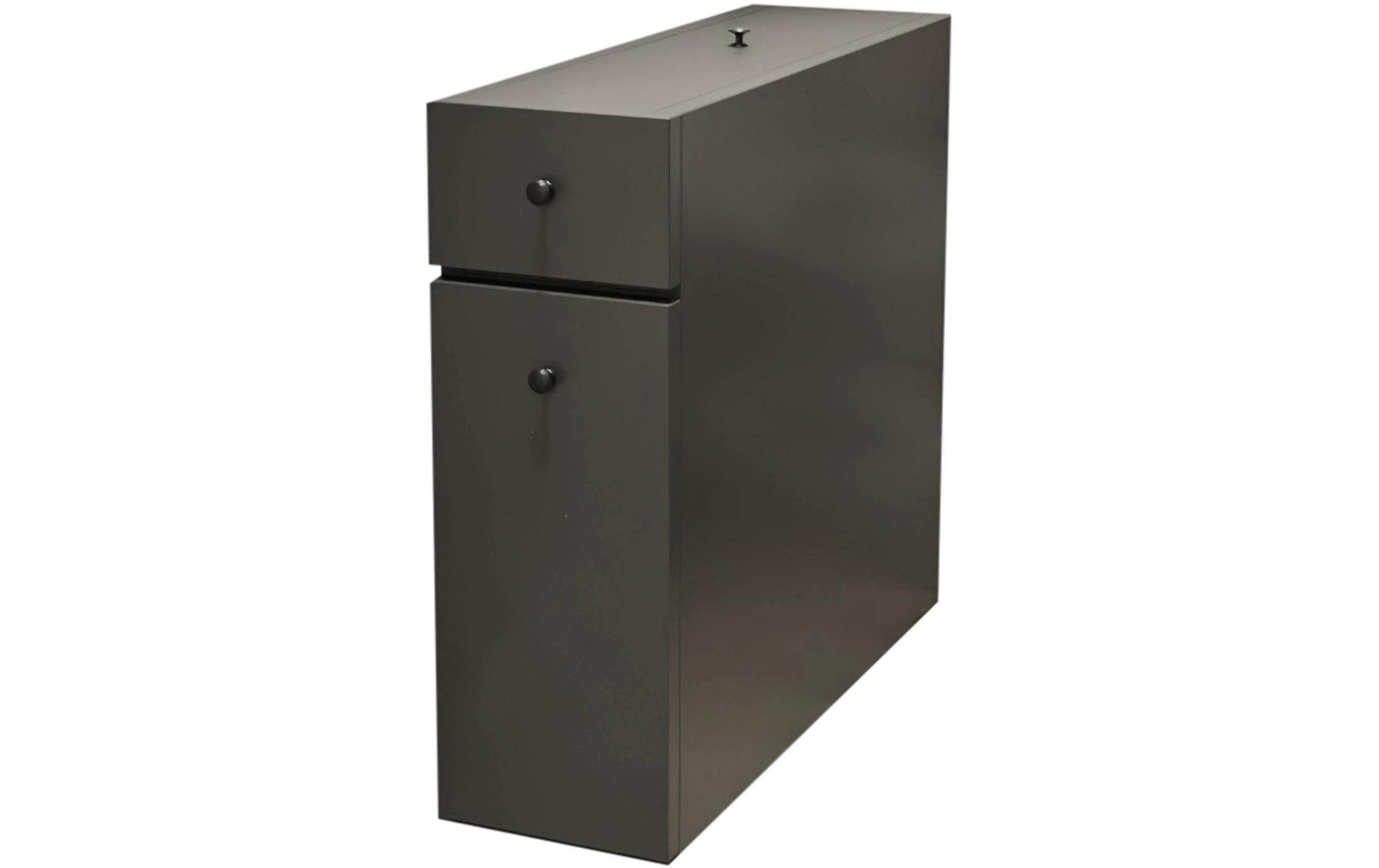 Badezimmerregal Calencia 19 x 55 x 60 cm, Anthrazit<br>Badregal
