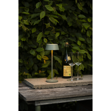 KonstSmide tafellamp Menton 2,9 W oplaadbare LED verlichting groen