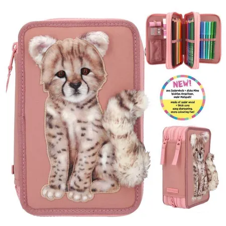 Depesche TOPModel 3-Fach Federtasche Applikation URBAN JUNGLE