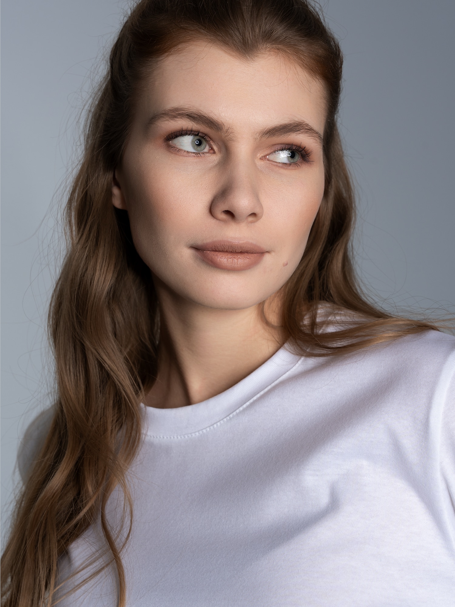 Langarmshirt aus 100% Baumwolle Weiss