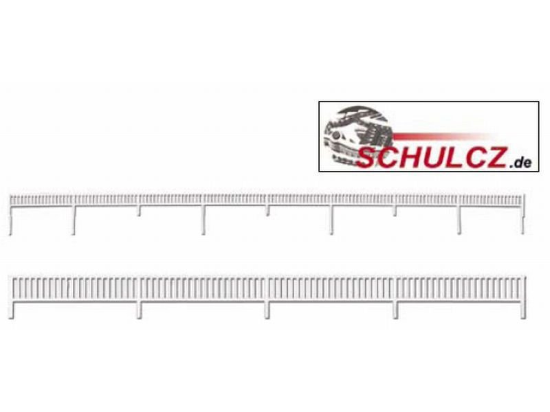 Geländer Polystyrol, weiß, vertikal
