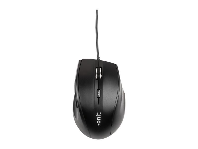 onit Tastatur-Maus-Set CH-Layout Set bestehend aus Plug-and-Play-Tastatur und -Maus