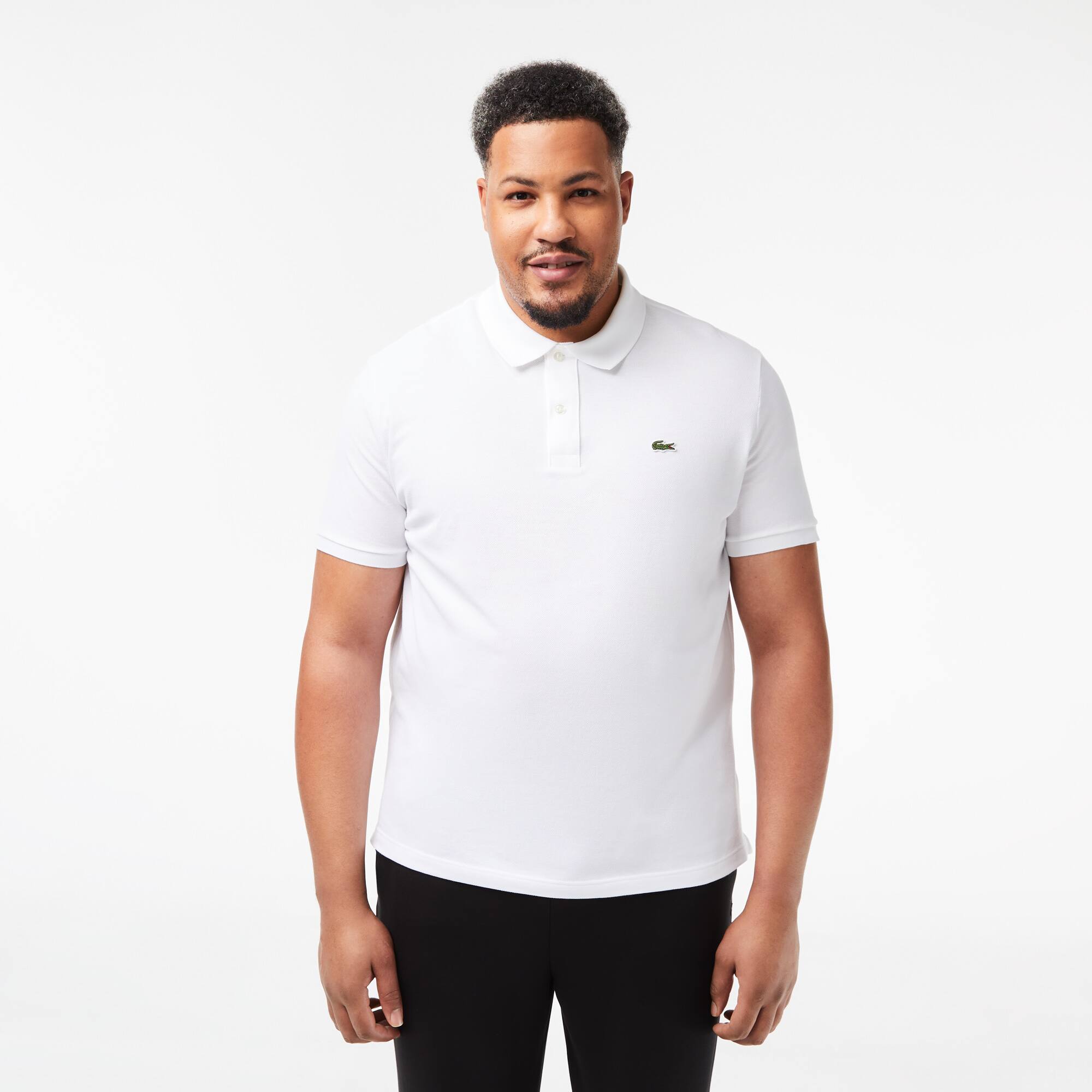 Original L.12.12 Poloshirt aus Petit Piqué Kurze Ärmel - Weiss - Lacoste - Herren